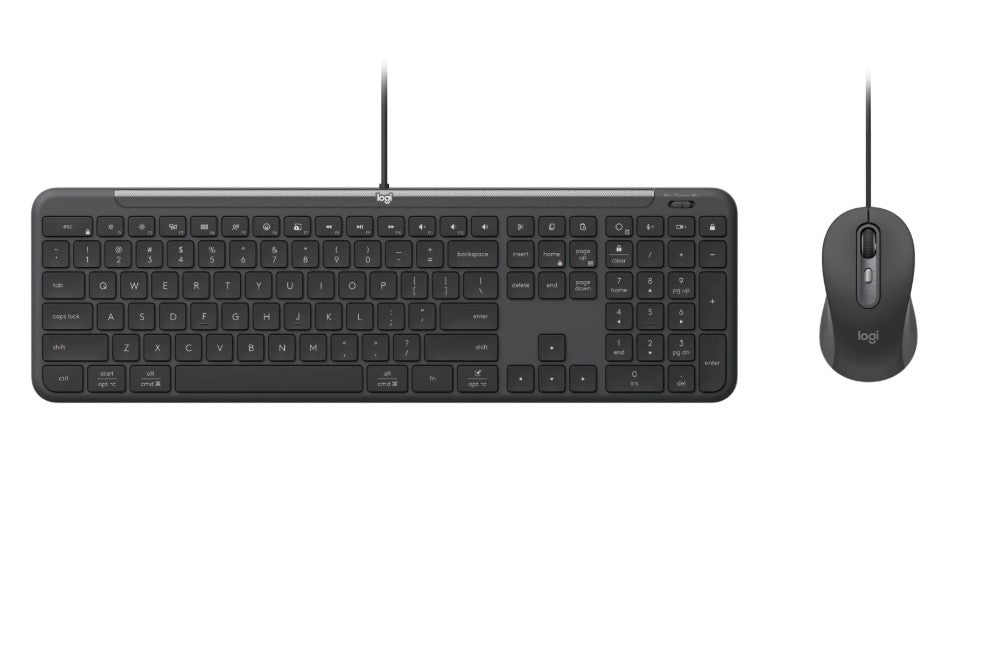 Logitech MK620 Slim Wired Combo MK620 for Business - Multi-OS keyboard and mouse for workplaces 920-013351