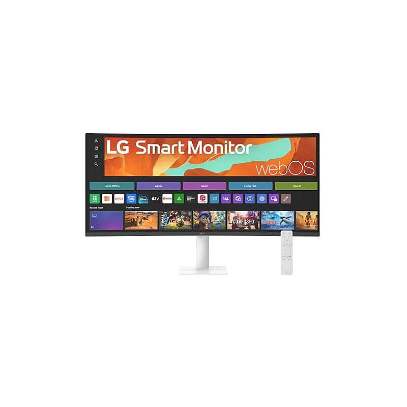 LG 34'' WQHD Curved Monitor - 34U601SA-W.AAU