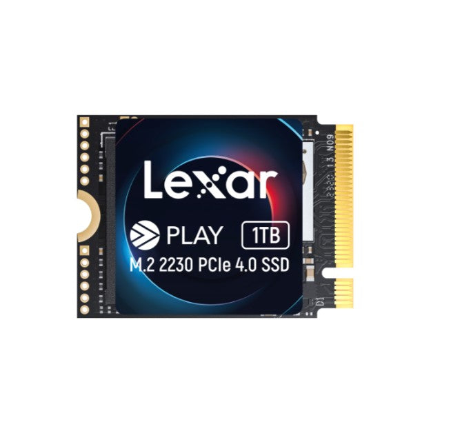 Lexar LNMPLAY002T-RNNNG Internal SSD Play 2TB M.2 2230 PCIe Gen 4x4 NVMe SSD up to 5200MB/s read, 4700MB/s write - 5 year limited warranty LNMPLAY002T-RNNNG