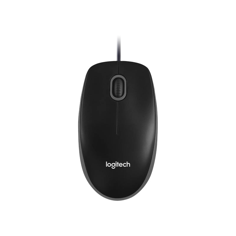 Logitech B100 Optical Wired USB Mouse - 910-006605