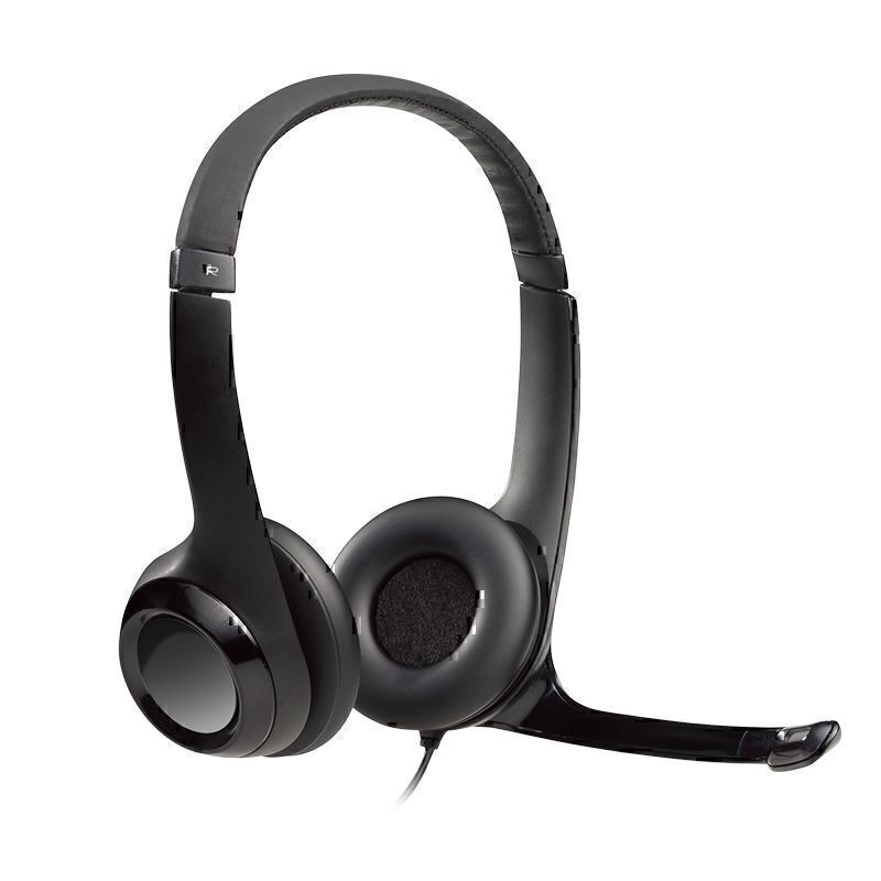 Logitech H390 USB Headset w/ Noise-cancelling mic - 981-000485