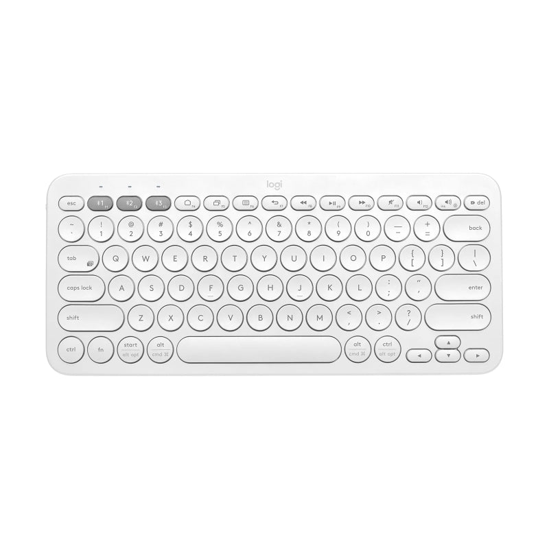 Logitech K380 Multi-Device Wireless Bluetooth Keyboard - White - 920-009580