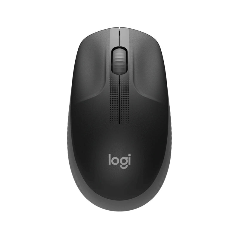 Logitech M190 Full-Size Wireless Mouse - Charcoal - 910-005913