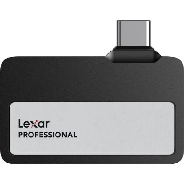 Lexar Professional GO SL400 Portable SSD, USB 3.2 Gen 2, 1TB, Black, 2 Years Warranty LSL400X001T-RNBNG