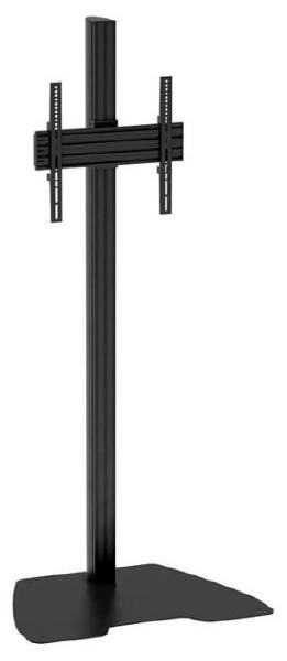 Atdec ADBS-1-4FBB Single Freestanding Floor Mount. Max Load: 50kg. VESA up to 400x400. Black. 10 Year Warranty ADBS-1-4FBB