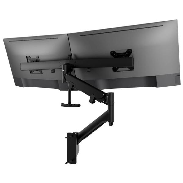 Atdec AWMS-RHXW Tandem Crossbar Dual Monitor Wall Mount. Max Load 2-7kg per device. VESA up to 100x100. Black AWMS-RHXW-B