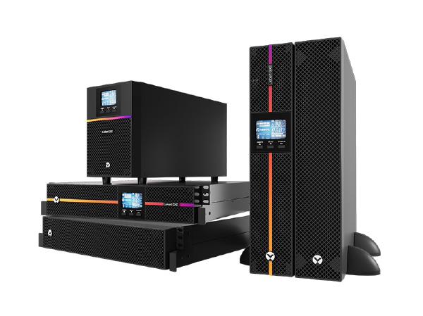 Vertiv Liebert GXE3-1500IRT2UXL, 1500VA 1350W 230V, Double Conversion UPS, 0.9 PF, 2U Rack-Tower, 8 x C13, Single Phase 01203735
