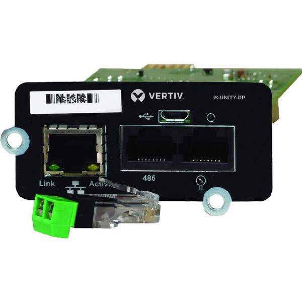 Vertiv Liebert IS-UNITY-DP Management Module for Data Networking USABLE WITH EDGE + GXE3 - NOT FOR GXT5 SERIES 03020728