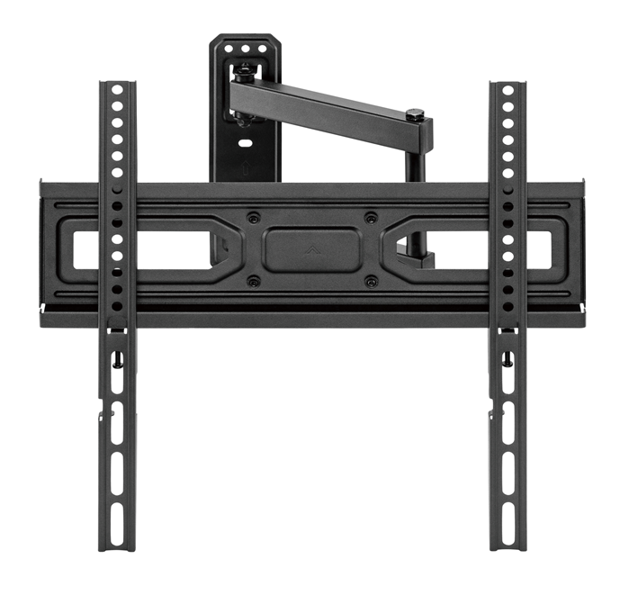 Brateck LPA78-443 Super Economy Full-Motion TV Wall Mount, Fit Screen Size: 32'-55' Up to 35 KG, Fine Texture Black, 358x440x420mm LPA78-443