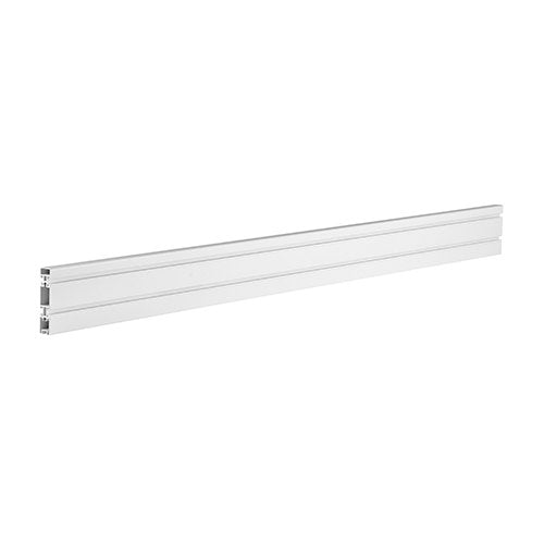 Brateck Aluminum Slatwall Panel, Weight Capacity 40kg-Matte White, Must be installed with MABT-SW02-3 (desk) or MABT-SW02-4 (wall) SW01-3