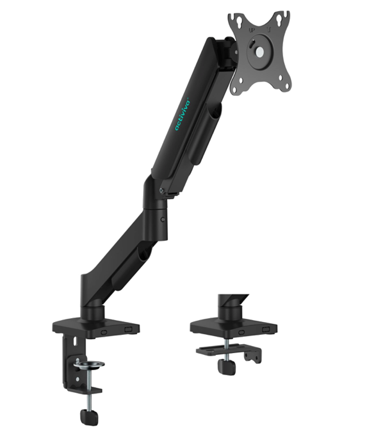 mbeat Activiva Ergolife Single-Screen Gas Spring Monitor Arm allows you to smoothly adjust the height angle and tilt of your screen with minimal ACA-MMA-SGC22K