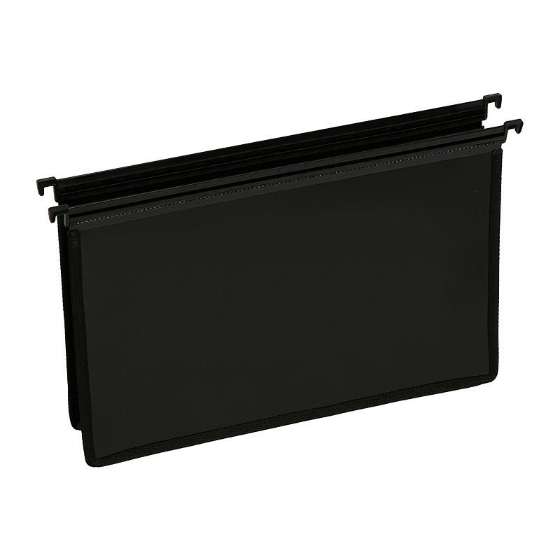 Marbig PP Suspension File Foolscap X-Capacity Black Pk5 - 1193