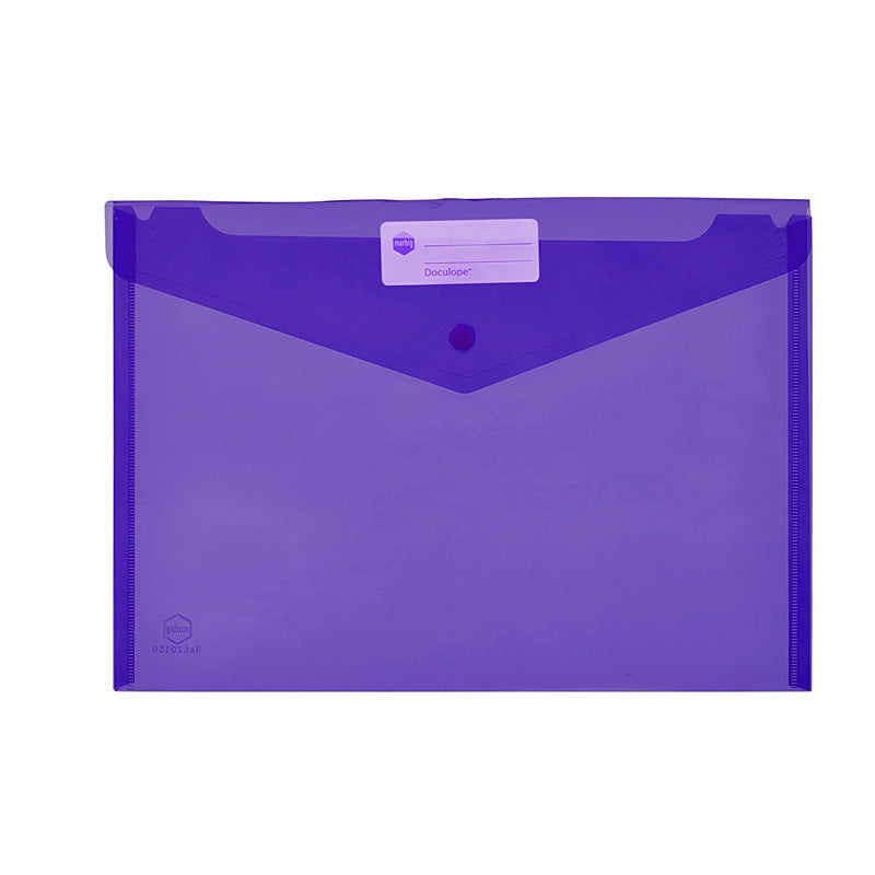 Marbig Doculope Document Wallet A4 Purple - 2015019