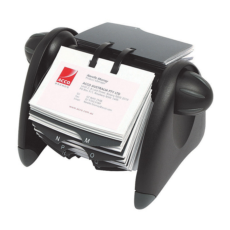 Marbig Pro Rotary File Business Cards 150 Sleeves - 39221