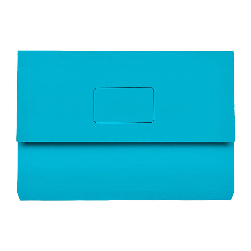 Marbig Slimpick Foolscap Document Wallet Blue - 4004001