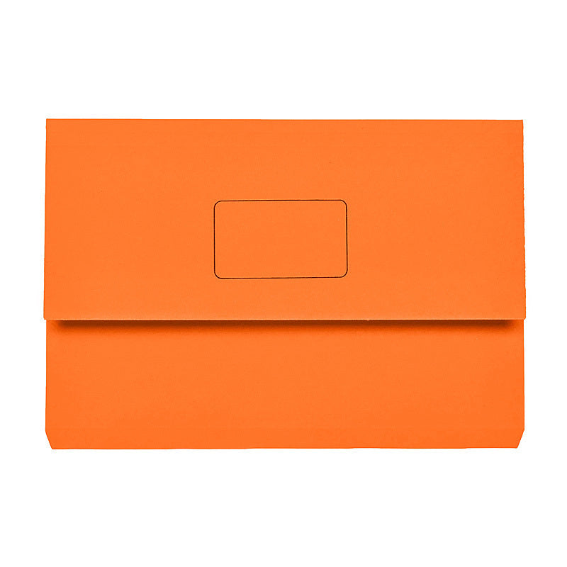Marbig Slimpick Foolscap Document Wallet Orange - 4004006