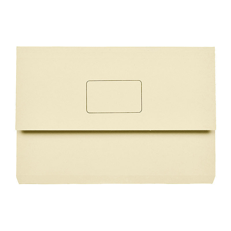 Marbig Slimpick Foolscap Document Wallet Buff - 4004007