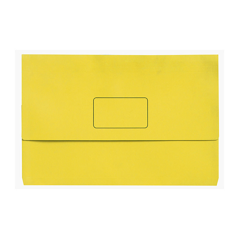 Marbig Slimpick Foolscap Document Wallet Brt Yelow Pk10 - 4004305