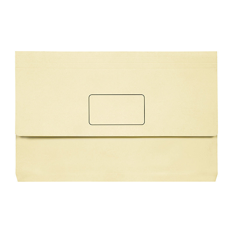 Marbig Slimpick Foolscap Document Wallet Brt Buff Pk10 - 4004307
