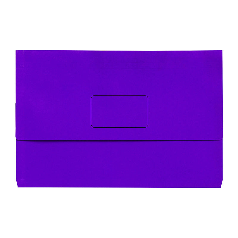 Marbig Slimpick Foolscap Document Wallet Brt Prpl Pk10 - 4004319