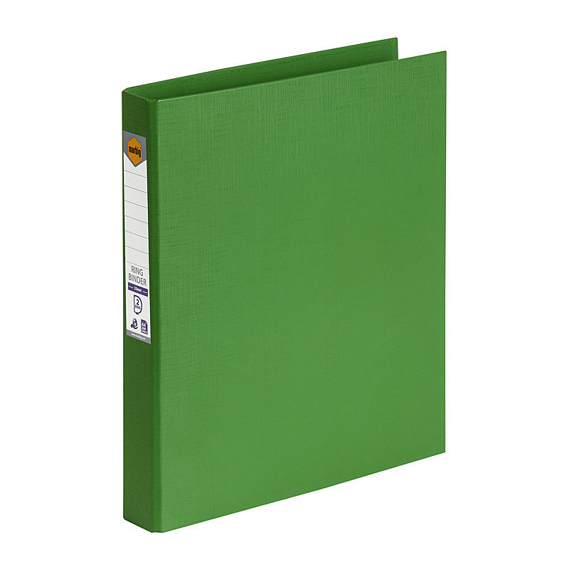 Marbig Ring Binder A4 25mm 2D Pe Green - 5022104
