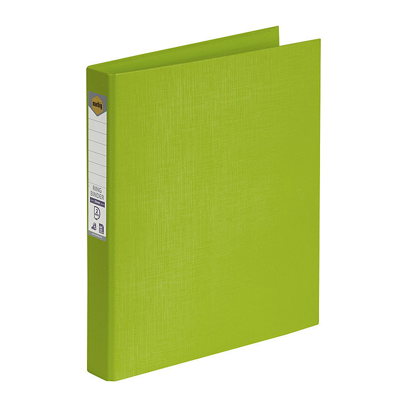 Marbig Ring Binder A4 25mm 2D Pe Lime - 5022132