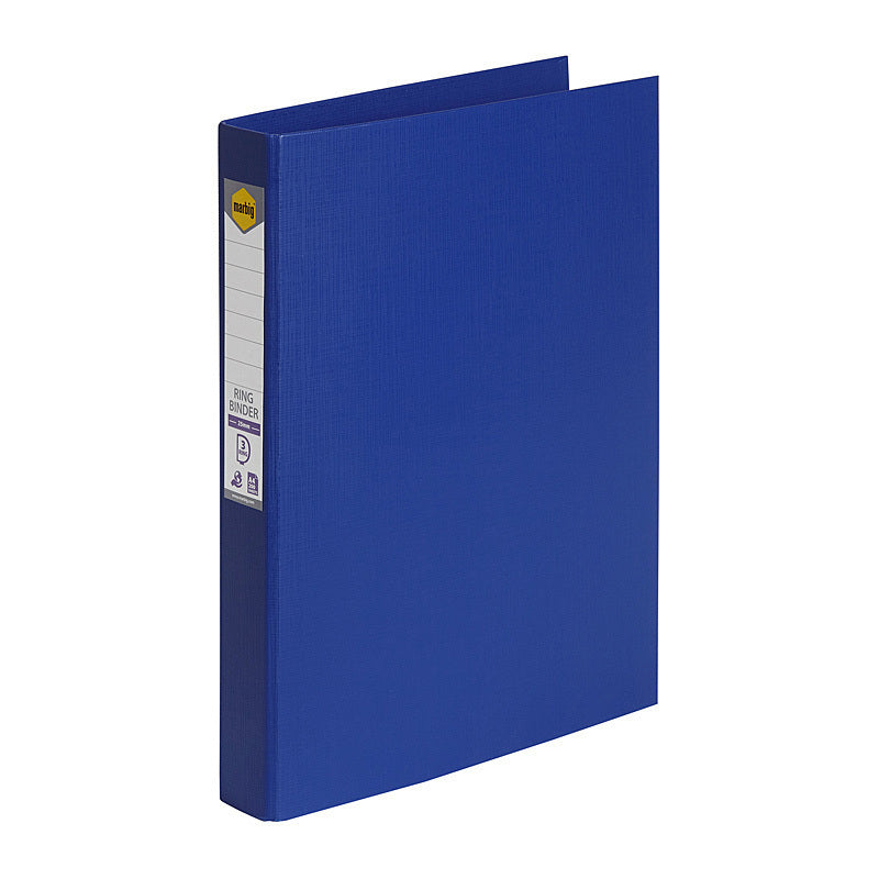 Marbig Ring Binder A4 25mm 3D Pe Blue - 5023101