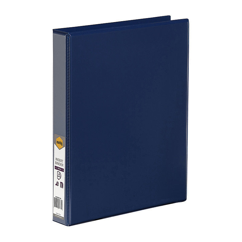 Marbig Clearview Insert Binder A4 25mm 4D Blue - 5404001B
