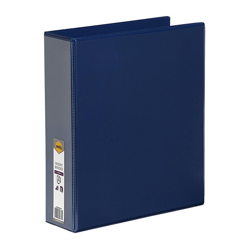 Marbig Clearview Insert Binder A4 50mm 2D Blue - 5422001B