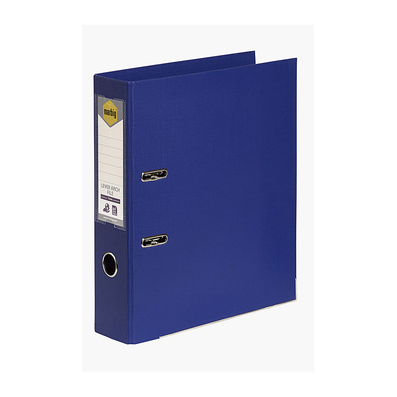 Marbig Lever Arch File A4 Pe Blue - 6601001