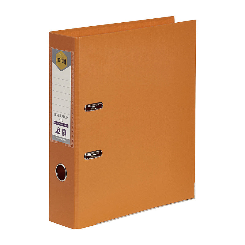 Marbig Lever Arch File A4 Pe Orange - 6601006