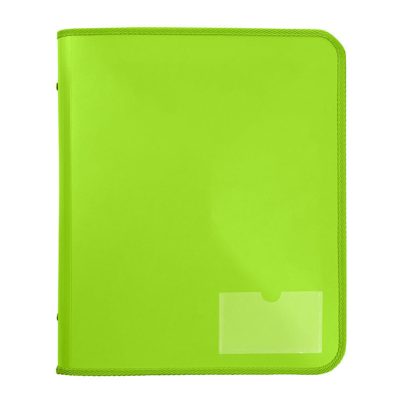 Marbig Zipper Binder W/ Tech Case 25mm 2D Lime - 6980004