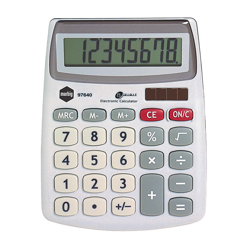 Marbig Calculator Compact Desktop 8 Digit - 97640