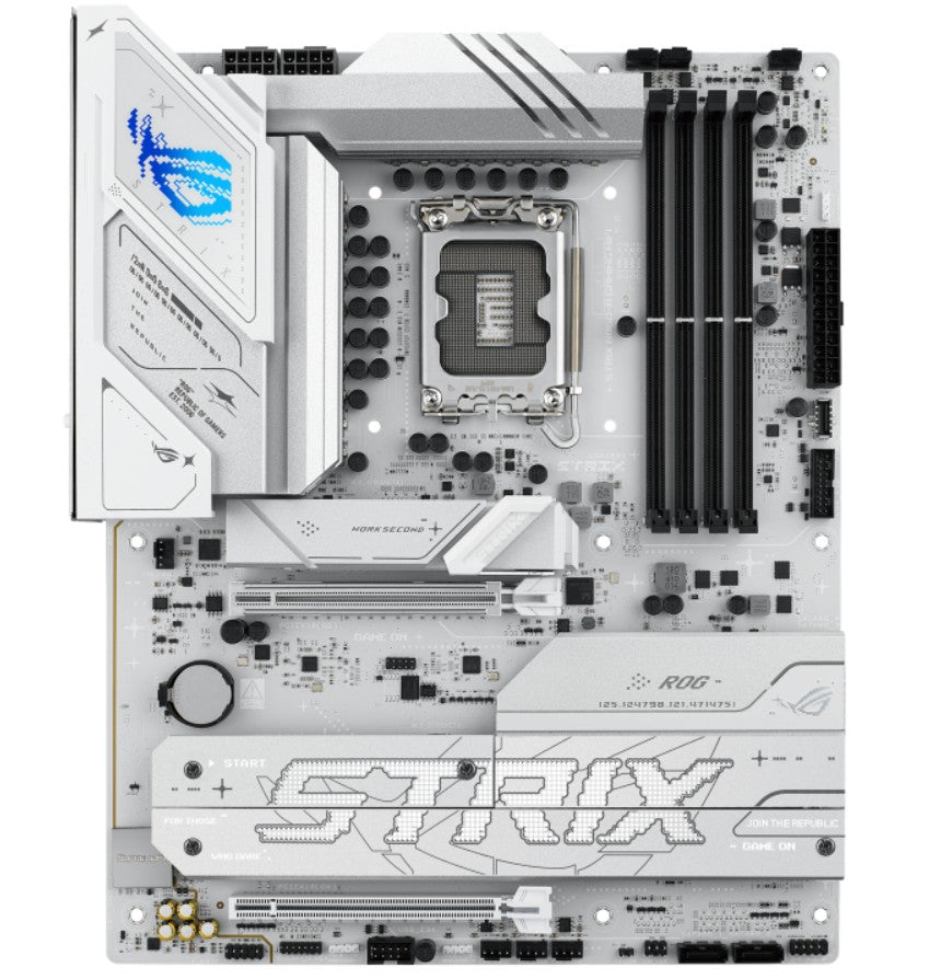 ASUS ROG STRIX B860-A GAMING WIFI LGA1851 ATX Motherboard 256GB, DDR5, 1 x PCIe 5.0, 4 x M.2 slots, 4 x SATA. WiFi 7, 1 x HDMI, 1 x DP ROG STRIX B860-A GAMING WIFI