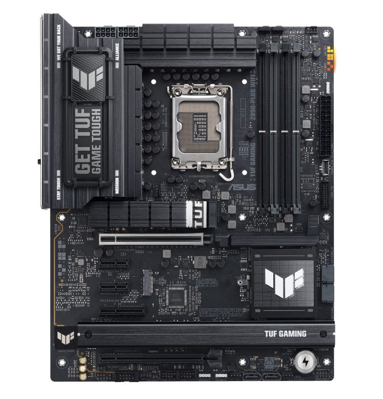 ASUS TUF GAMING Z890-PLUS WIFI LGA1851 ATX Motherboard 192GB, DDR5, 1 x PCIe 5.0 x16 slots, 4 x M.2 slots, 4 x SATA 6Gb/s TUF GAMING Z890-PLUS WIFI