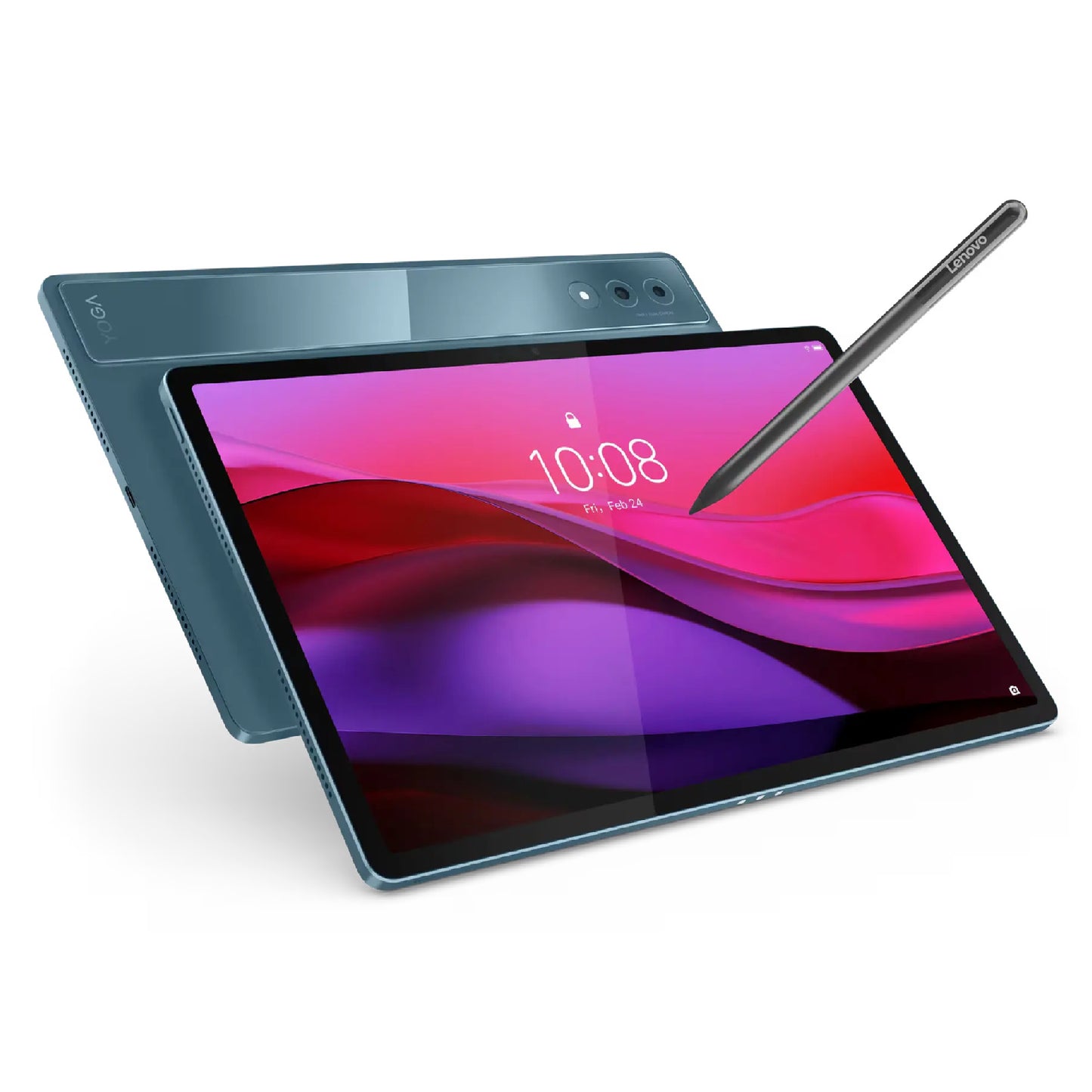 Lenovo Yoga Tab Plus AI Wi-Fi 12.7' 16GB/512GB with Keyboard & Pen - Tidal Teal(ZAEG0045AU)*AU STOCK*, 13MP/13MP, Android, 10200mAh, 1 Year Warranty ZAEG0045AU