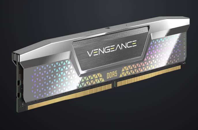 Corsair Vengeance 48GB (2x24GB) DDR5 CUDIMM 8000MT/s CL38 Memory Kit - Silver CMKC48GX5M2X8000C38