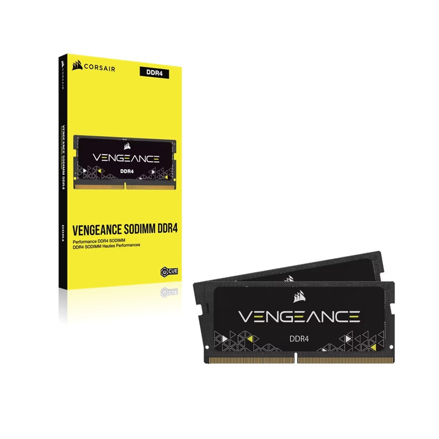 Corsair Vengeance Series 32GB (2 x 16GB) DDR4 SODIMM 3200MHz CL22 Memory Kit CMSX32GX4M2A3200C22