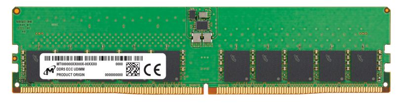 Micron 32GB (1x32GB) DDR5 ECC UDIMM 5600MHz CL46 2Rx8 Server Data Center Memory 3yr wty (Crucial) MTC20C2085S1EC56BR