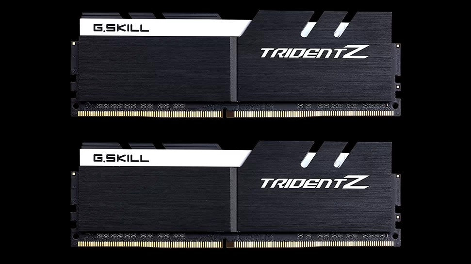 G.SKILL F4-3200C16D-32GTZKW 32GB (2 x 16GB)/ DDR4 3200 MT/ XMP 2.0/Timings 16-18-18-38/ Voltage 1.35V/Trident Z F4-3200C16D-32GTZKW