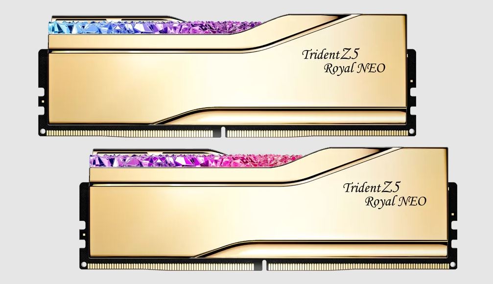 G.SKILL F5-6000J2836G16GX2-TR5NS 32GB (2 x 16GB)/ DDR5 6000 MT/s/ Timings 28-36-36-96/ Voltage 1.4V/EXPO TZ5 ROYAL N S. F5-6000J2836G16GX2-TR5NS