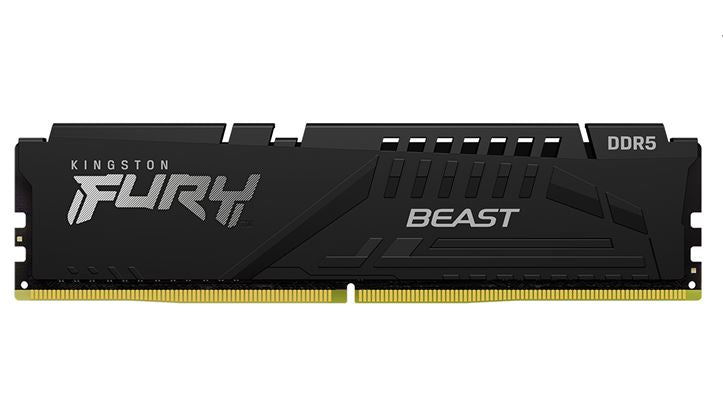 Kingston 16GB (1x16GB) DDR5 5600MT/s CL40 FURY Beast Black XMP Memory KF556C40BB-16-SP