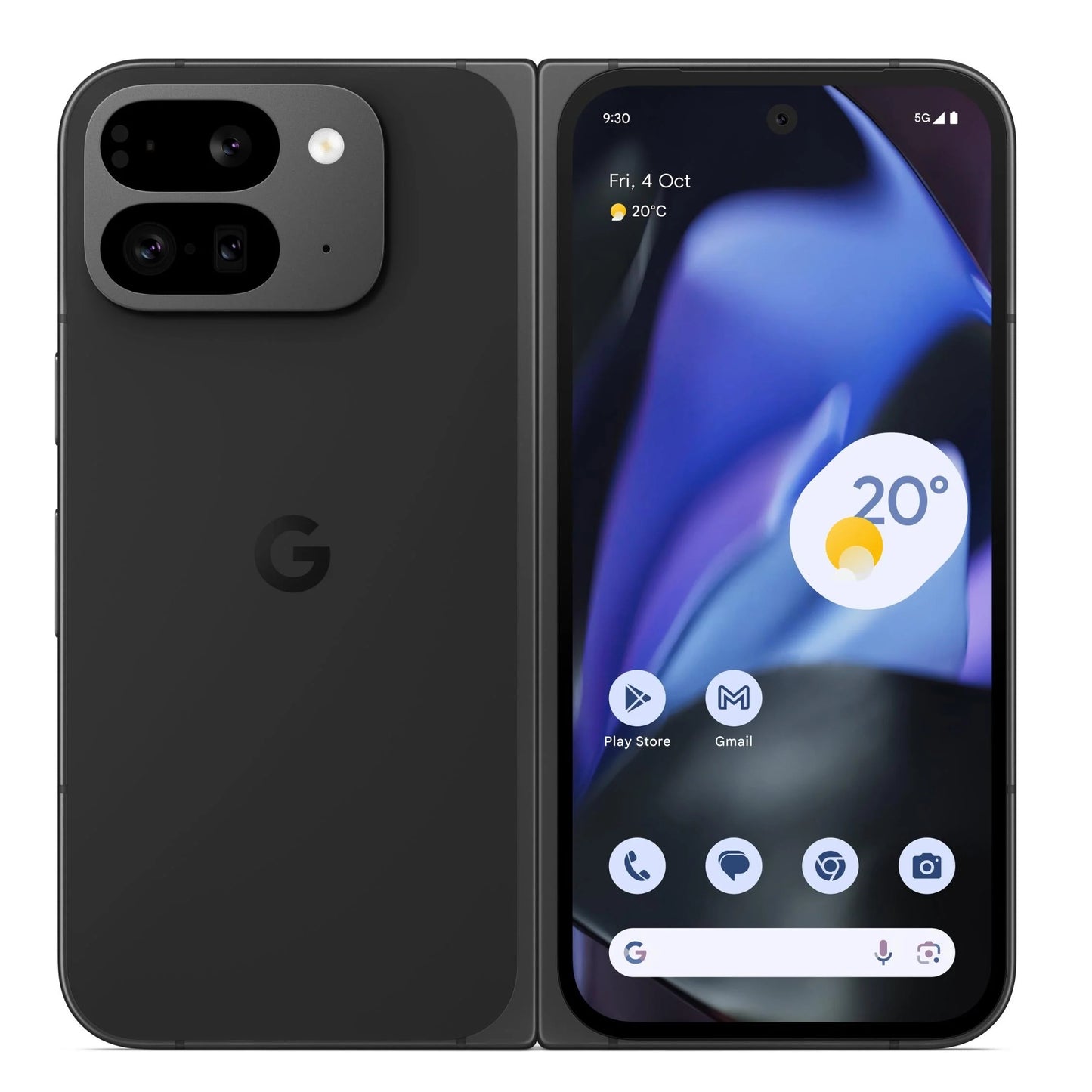 Google Pixel 9 Pro Fold 5G 256GB - Obsidian (GA05518-US)*AU STOCK*, 8.0', OLED, 120Hz, 16GB/256GB, 48MP/10MP, Single+ eSIM, 4650mAh, 2 Years Warranty GA05518-US