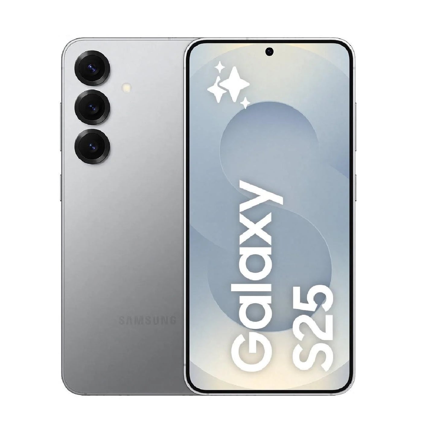 Samsung Galaxy S25 5G 512GB - Silver Shadow *AU STOCK*, 6.2', Full HD+, 120Hz, 12GB/512GB, 50MP/12MP, Single+ eSIM, AI, 4000mAh, 2 Years Warranty SM-S931BZSFATS