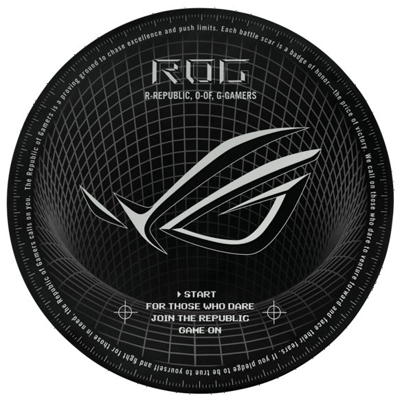ASUS ROG Cosmic Mat II, floor mat, black, 87% rubber, 13% polyester, 117 cm length ROG COSMIC MAT II