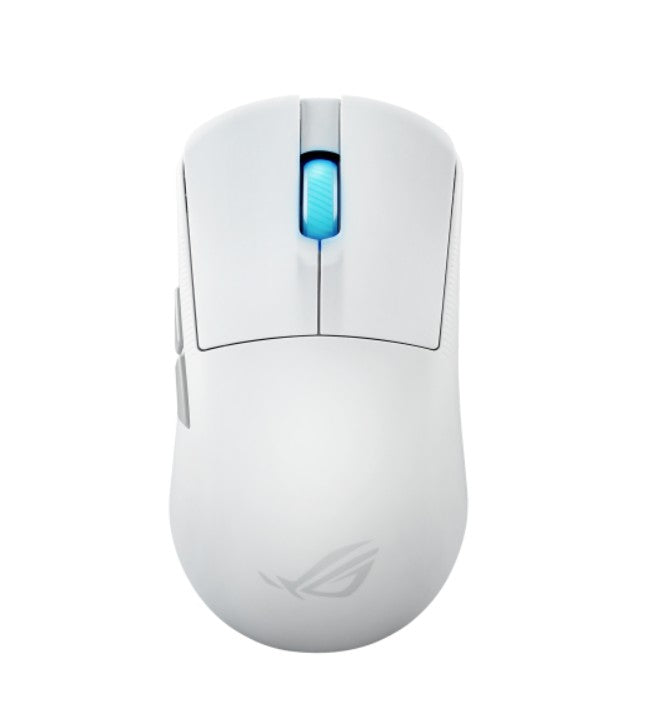 ASUS ROG Harpe Ace Mini White Ultralight 49-Gram Semi-Symmetrical Gaming Mouse, 42, 000 dpi optical sensor, Tri-mode connectivity, ROG Optical Micro Swit ROG Harpe Ace Mini_WHITE