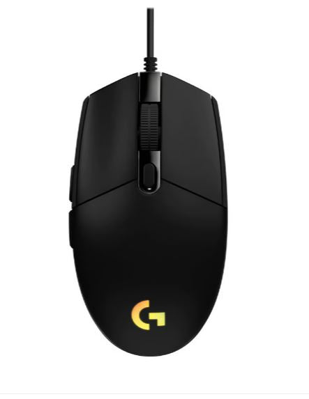 Logitech G203 LIGHTSYNC RGB 6 Button Gaming Mouse 200 - 8,000 dpi USB data format: 16 bits/axis USB report rate:1000Hz (1ms) Microprocessor: 32-bitARM 910-005790