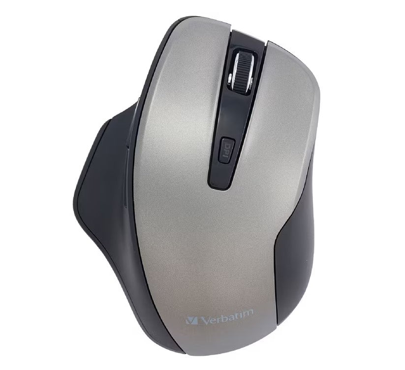 Verbatim Silent Ergonomic Wireless LED Mouse Graphite 70242
