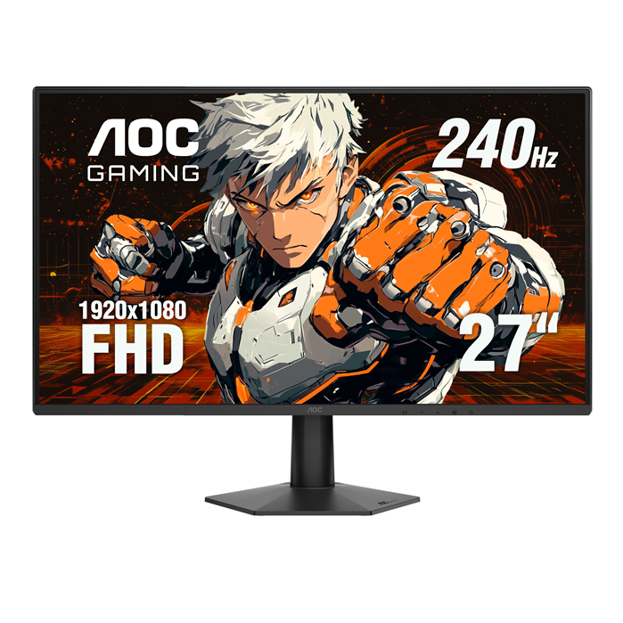 AOC 27G50Z, 27', IPS, FHD 1920x1080, 240Hz, 0.5ms, 300nits, DisplayPort 1.4, HDMI 2.0, VESA mount 27G50Z