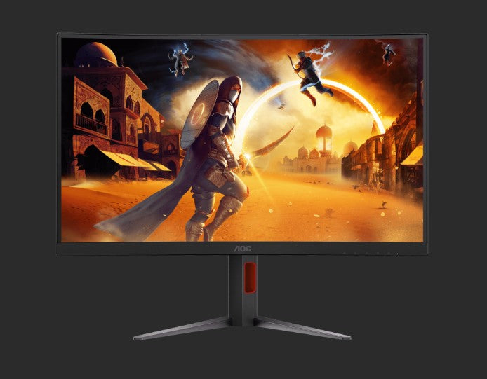 AOC 27' 2K Curved 0.5ms 180Hz, 2560x 1440 Adaptive Sync, HDMI 2.0 x 1, DisplayPort 1.4 x 1, Gaming Monitor CQ27G4